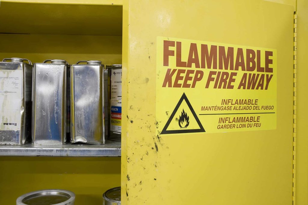 flammable storage cabinet requirements