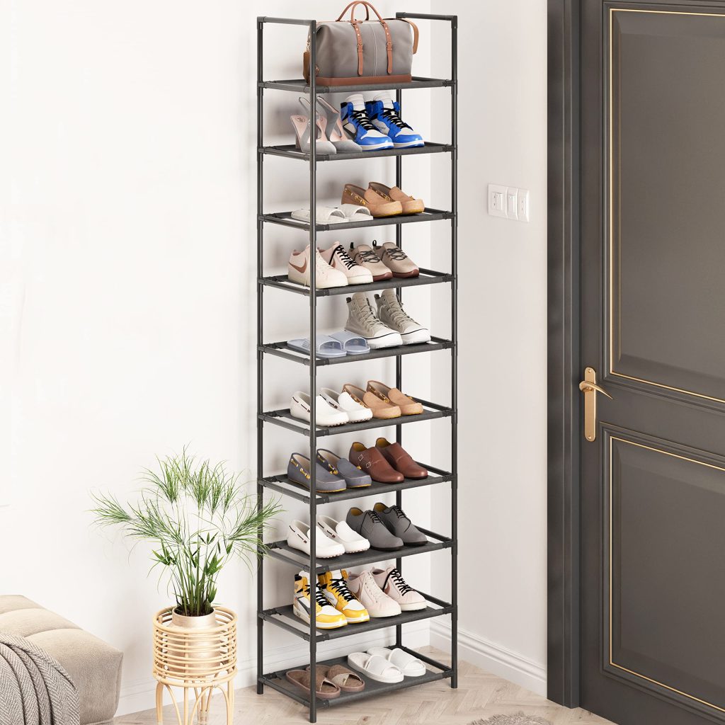 10 tier shoe rack