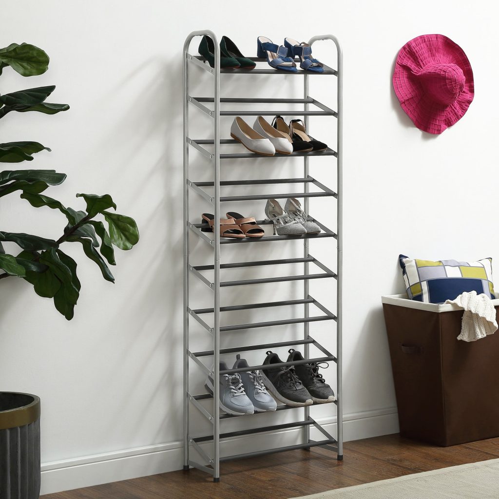 10 tier shoe rack