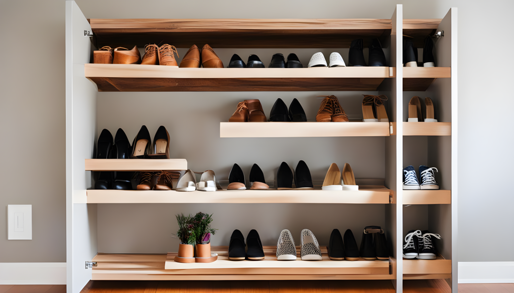 diy shoe rack for small space