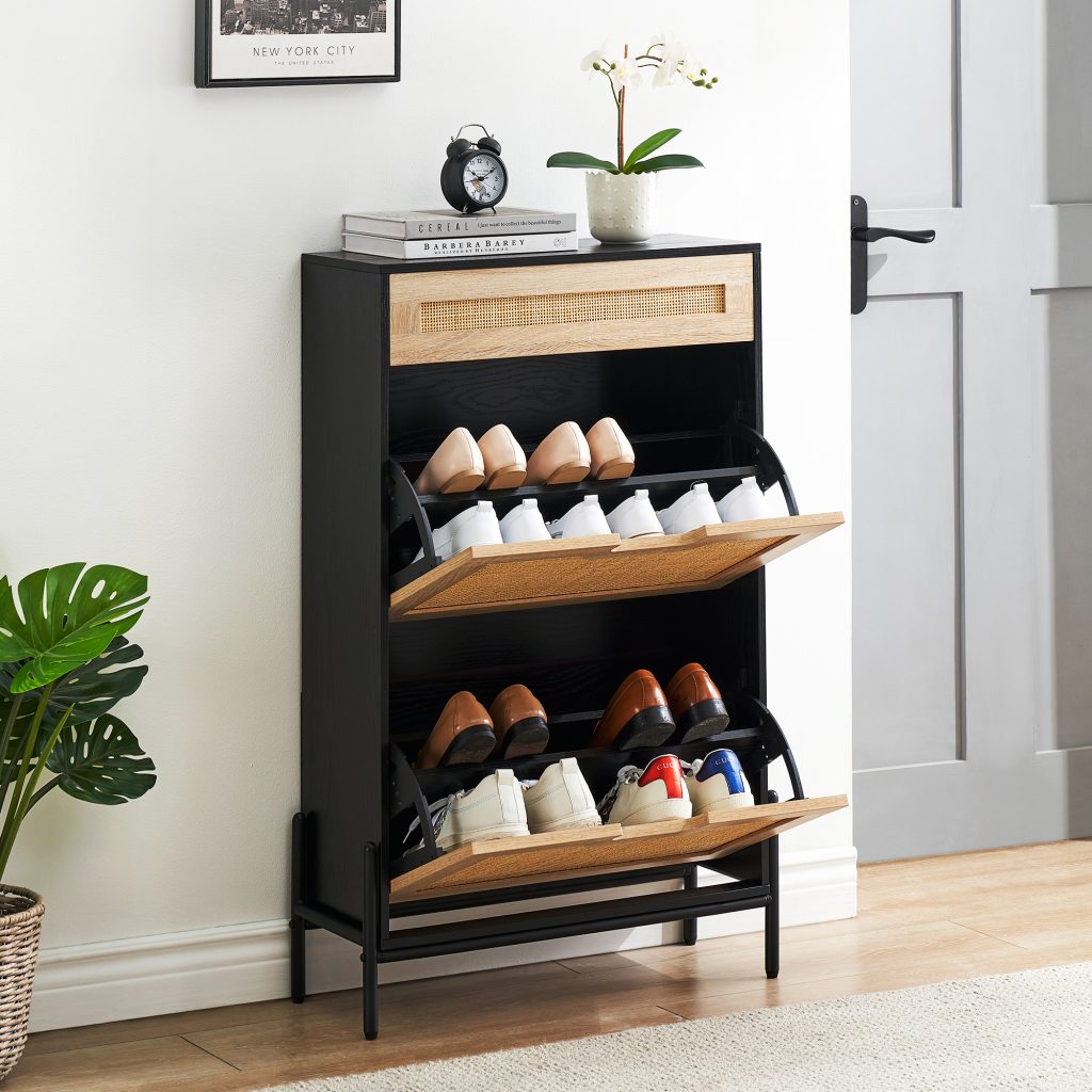 Shoe rack with storage: Organize Your Footwear Collection插图4