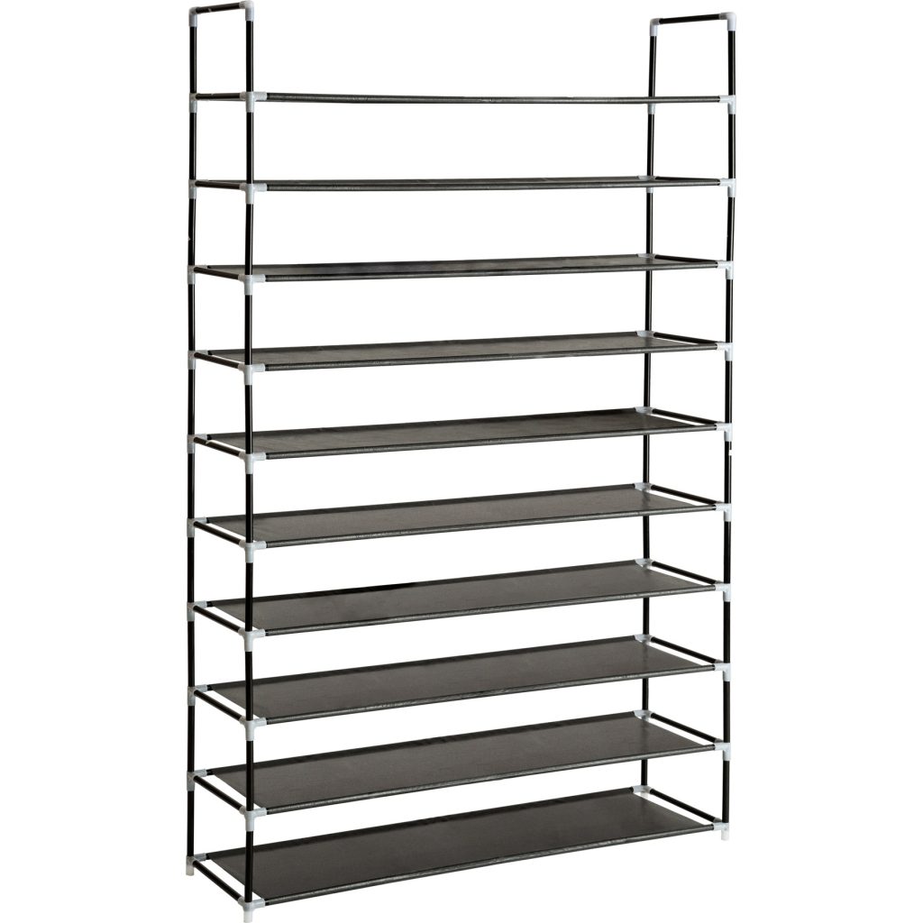 Shoe rack with storage