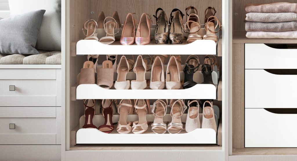 closet shoe rack ideas