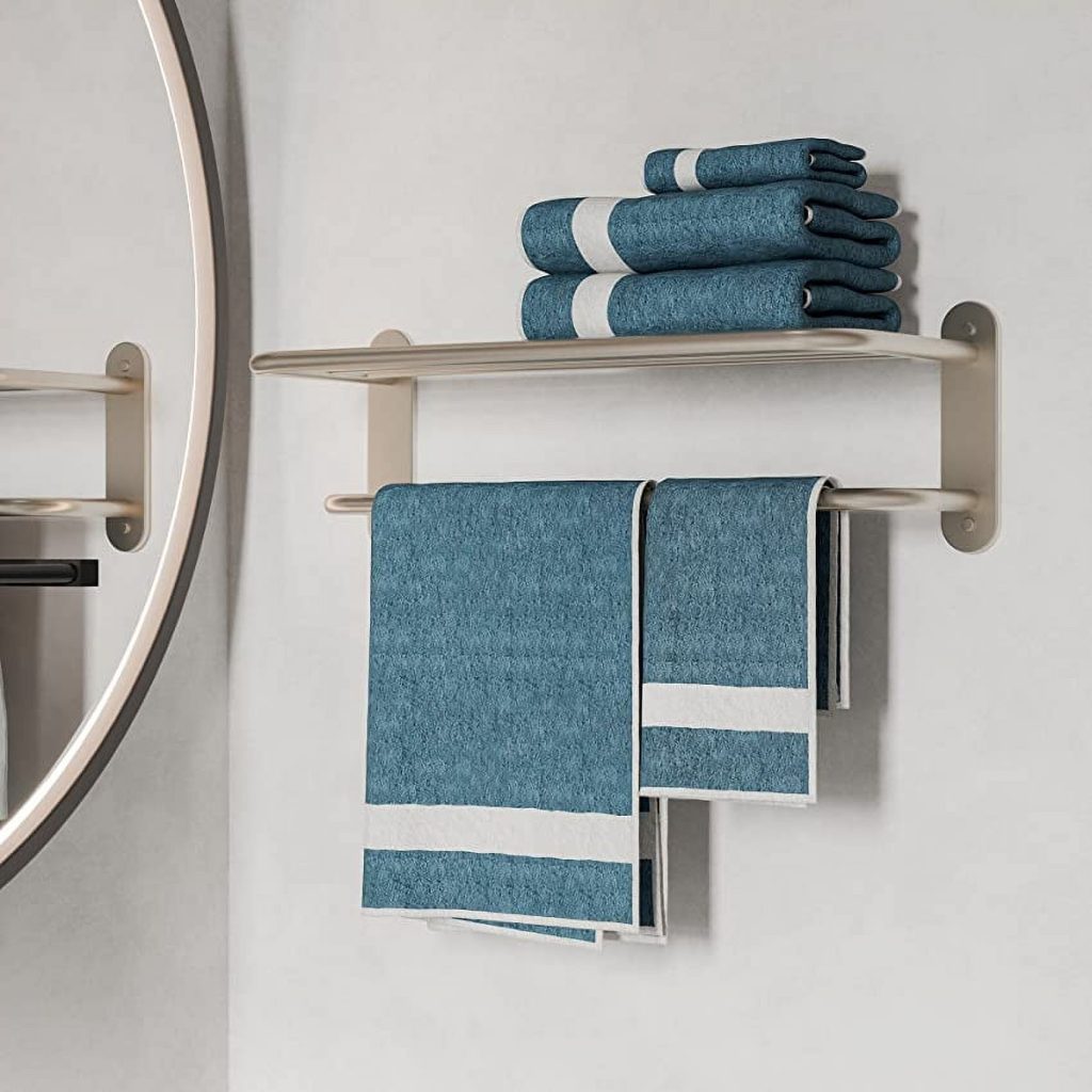 how to install towel bar