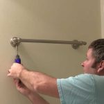 How to remove towel bar