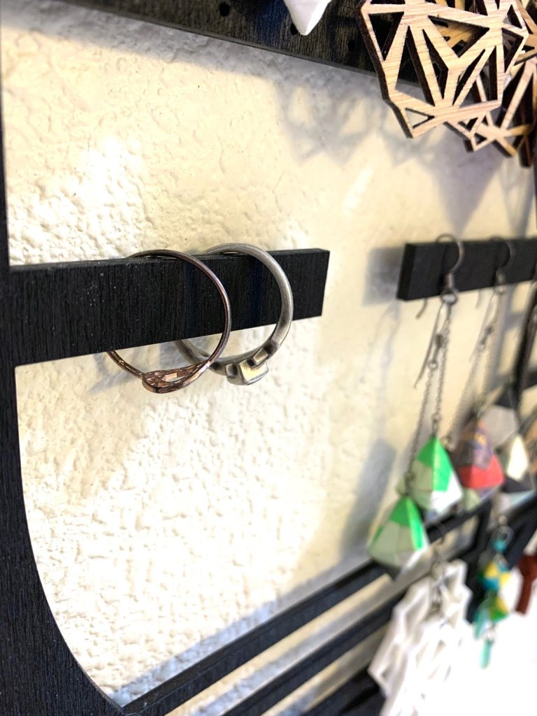 Wall hanging jewelry organizer: Transforming Clutter to Chic