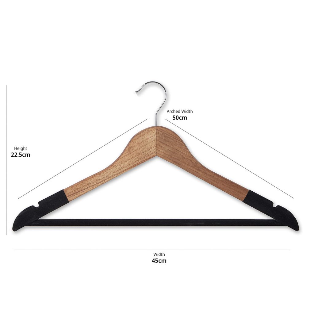 standard hanger size