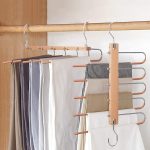 How to fold pants on a hanger