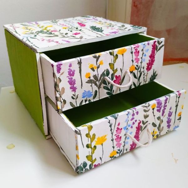 Diy cardboard box storage ideas