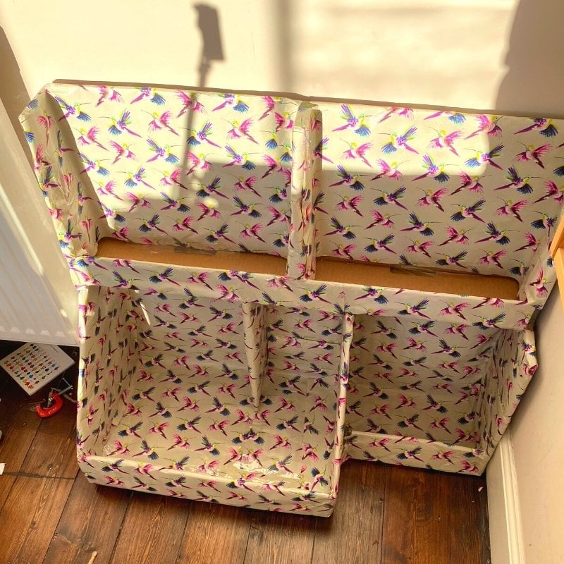 Diy cardboard box storage ideas