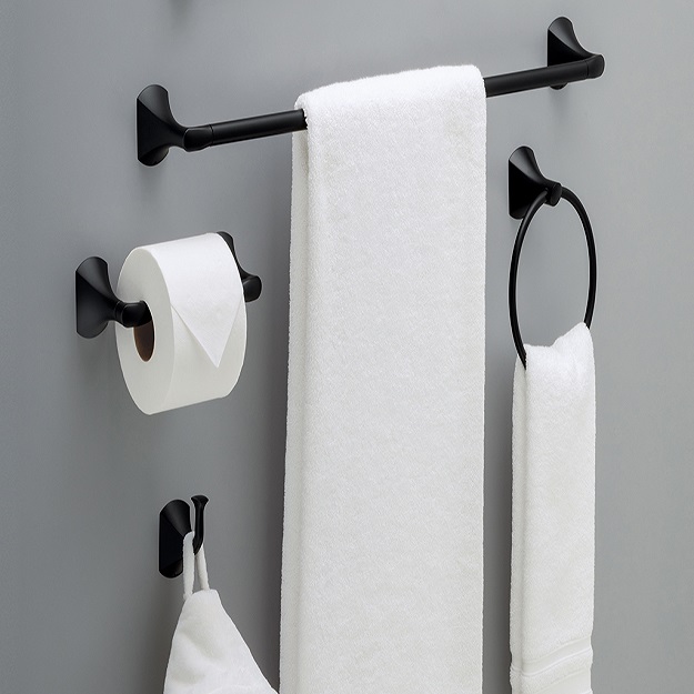 how to install a towel bar