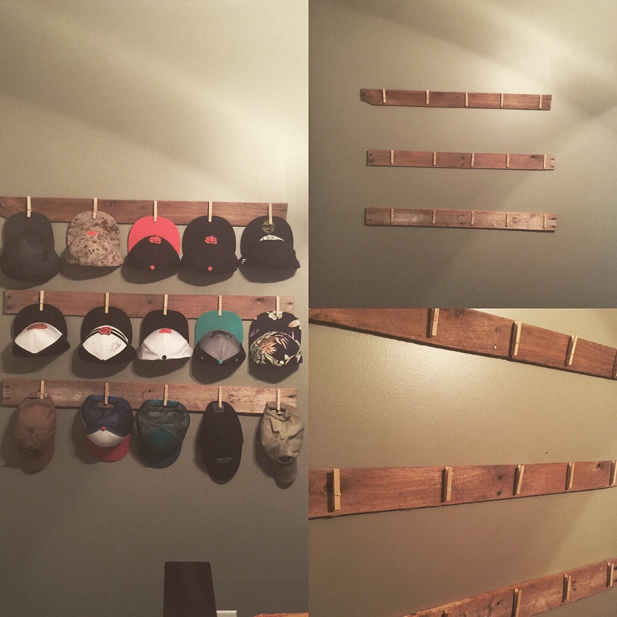 diy hat hanger