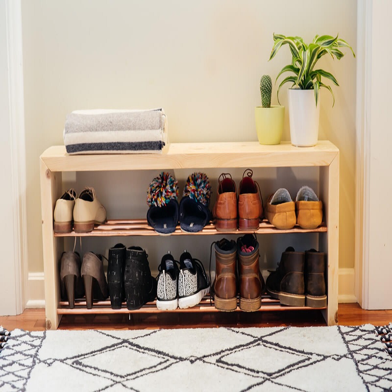 Diy shoe storage