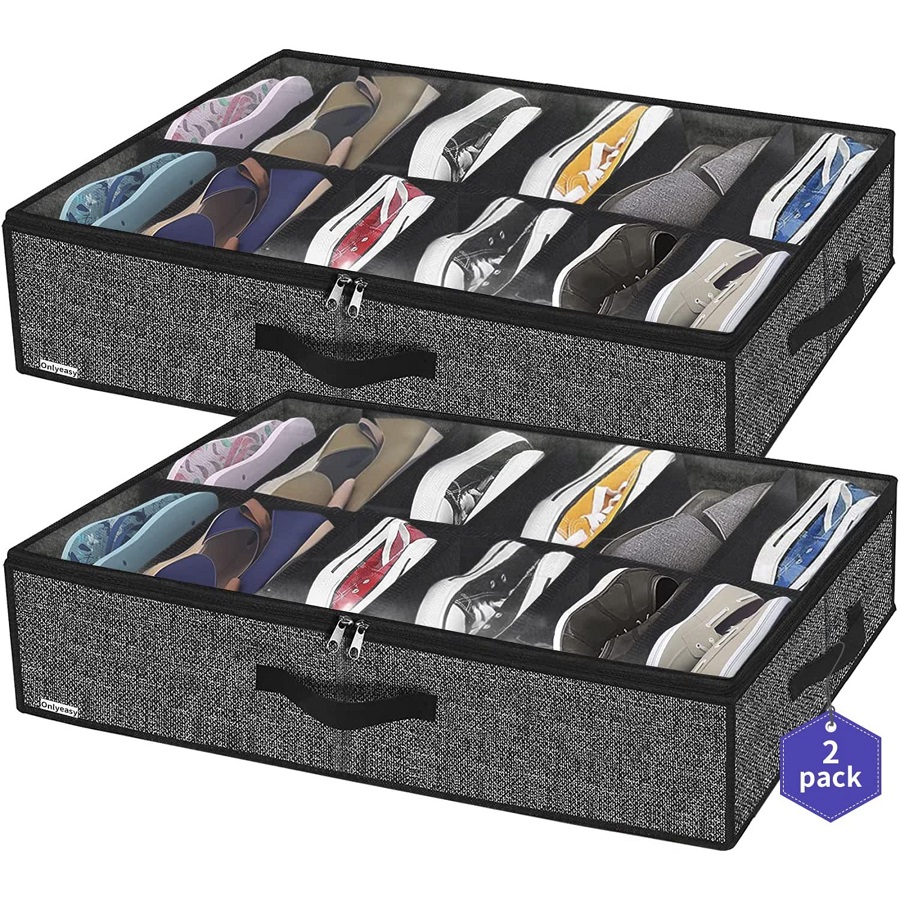 Underbed shoe storage