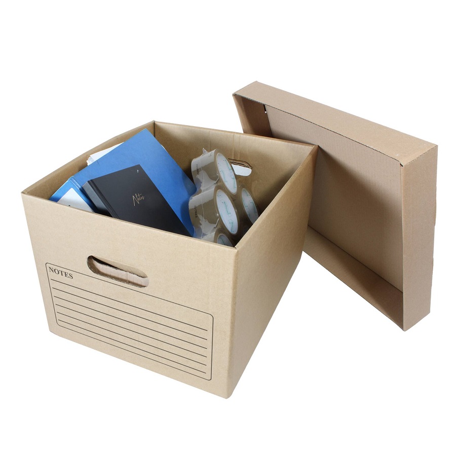 diy cardboard box storage ideas