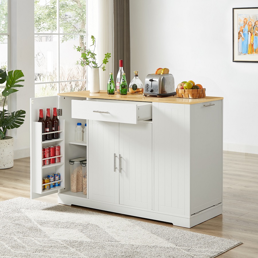 kitchen island with storage