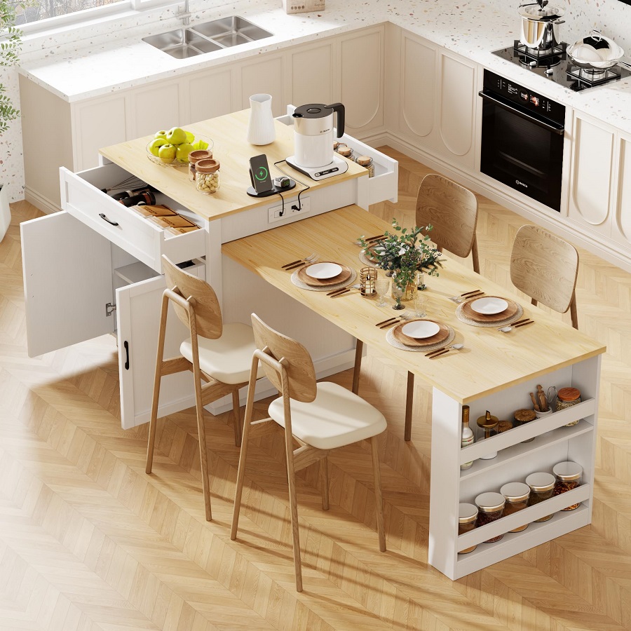 kitchen table with storage