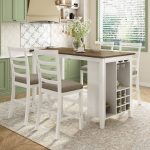 Small Kitchen Table with Storage