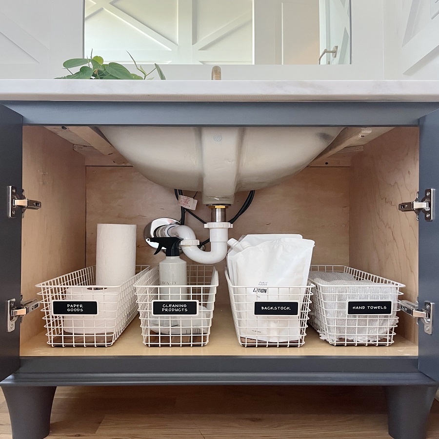 Under Kitchen Sink Storage