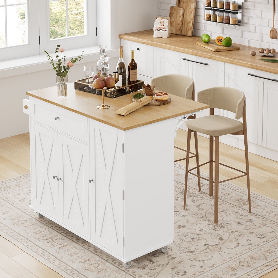 kitchen island with storage