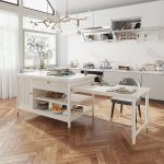 Small Kitchen Island with Seating and Storage