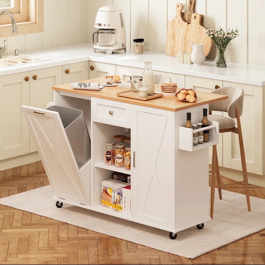 Kitchen Island Carts with Storage