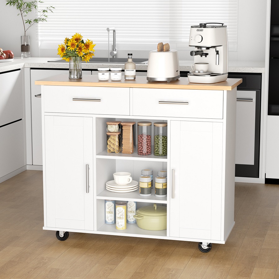 Kitchen Island Carts with Storage